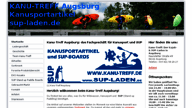 What Kanu-treff.de website looked like in 2018 (6 years ago)