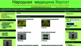 What Karpatnarmed.com.ua website looked like in 2018 (6 years ago)
