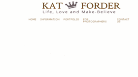 What Katforder.com website looked like in 2018 (6 years ago)