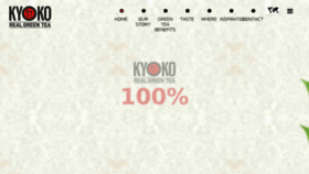 What Kyokotea.com website looked like in 2018 (6 years ago)