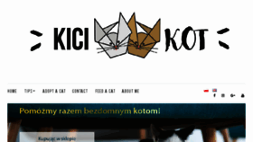 What Kicikot.com website looked like in 2018 (6 years ago)
