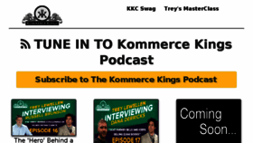 What Kommercekings.com website looked like in 2018 (6 years ago)
