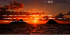 What Kailuamassagetherapy.com website looked like in 2018 (6 years ago)