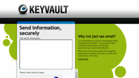 What Keyvault.net website looked like in 2018 (6 years ago)