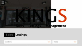 What Kingsestateagent.co.uk website looked like in 2018 (6 years ago)