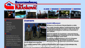 What Kraskovic.de website looked like in 2018 (6 years ago)