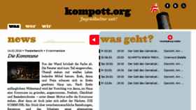 What Kompott.org website looked like in 2018 (6 years ago)