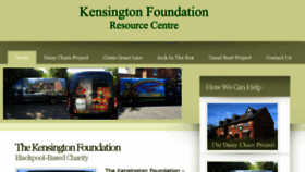 What Kensingtonfoundation.com website looked like in 2018 (6 years ago)