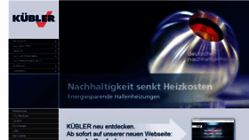 What Kuebler-hallenheizungen.at website looked like in 2018 (6 years ago)