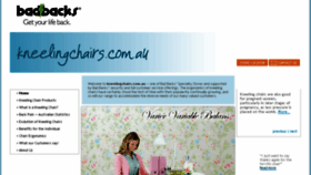 What Kneelingchairs.com.au website looked like in 2018 (6 years ago)