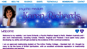 What Karenrichards.com.au website looked like in 2018 (6 years ago)