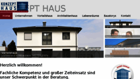 What Konzept-haus.at website looked like in 2018 (6 years ago)