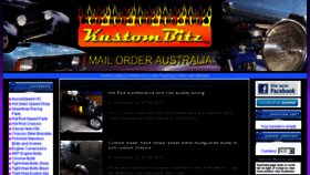 What Kustombitz.com.au website looked like in 2018 (6 years ago)