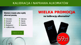 What Kalibracja-alkomatu.info website looked like in 2018 (6 years ago)
