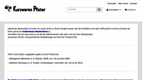 What Kurzwaren-pfister.de website looked like in 2018 (6 years ago)