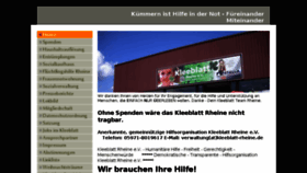 What Kleeblatt-rheine.de website looked like in 2018 (6 years ago)