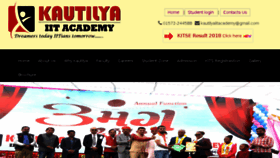 What Kautilyaiitacademy.com website looked like in 2018 (6 years ago)