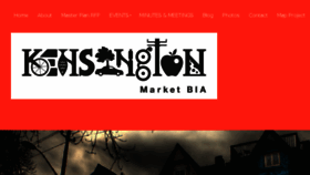 What Kensingtonmarketbia.com website looked like in 2018 (6 years ago)