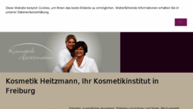 What Kosmetik-heitzmann.de website looked like in 2018 (6 years ago)