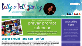 What Kellyostanley.com website looked like in 2018 (6 years ago)