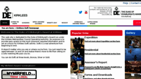 What Kirkleesdofe.org website looked like in 2018 (6 years ago)