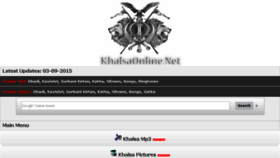 What Khalsaonline.net website looked like in 2018 (6 years ago)
