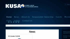 What Kusa.co.za website looked like in 2018 (6 years ago)