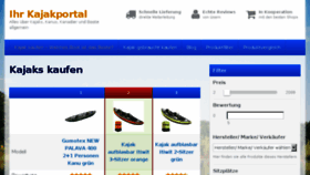 What Kajaks-kaufen.com website looked like in 2018 (6 years ago)