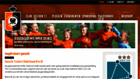 What Kmskdeinzejeugd.be website looked like in 2018 (6 years ago)