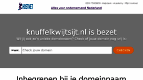 What Knuffelkwijtsijt.nl website looked like in 2018 (6 years ago)