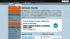 What Kde-mi-pujci.cz website looked like in 2018 (6 years ago)