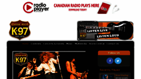 What K-rock973.com website looked like in 2018 (6 years ago)