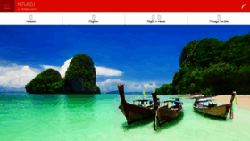 What Krabi-hotels.com website looked like in 2018 (6 years ago)