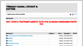 What Kanal-listesi.tuncayyildirim.com website looked like in 2018 (6 years ago)
