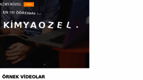 What Kimyaozel.net website looked like in 2018 (6 years ago)
