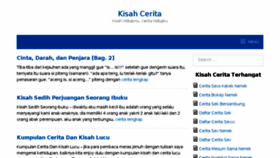 What Kisahcerita.com website looked like in 2018 (6 years ago)