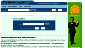 What Kostenscout.de website looked like in 2018 (7 years ago)