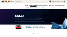 What Kellymetais.com.br website looked like in 2018 (6 years ago)