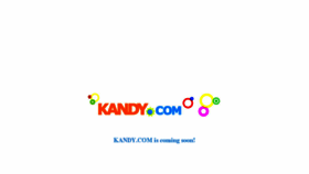 What Kandy.com website looked like in 2018 (6 years ago)