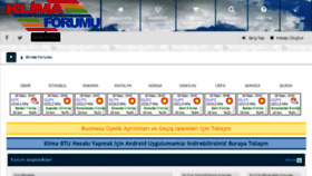 What Klimaforumu.com website looked like in 2018 (7 years ago)