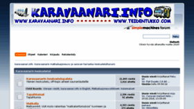 What Karavaanari.info website looked like in 2018 (6 years ago)