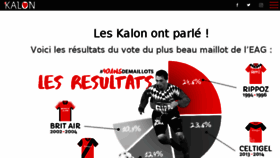 What Kalon.bzh website looked like in 2018 (6 years ago)