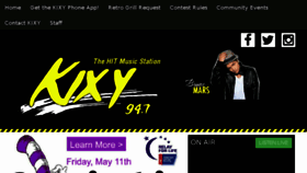 What Kixyfm.com website looked like in 2018 (6 years ago)