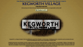 What Kegworthvillage.com website looked like in 2018 (6 years ago)