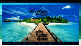 What Koshervacationcentral.com website looked like in 2018 (6 years ago)