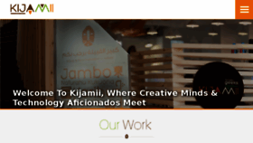 What Kijamii.com website looked like in 2018 (6 years ago)