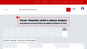 What Kodyrabatowe.pl website looked like in 2018 (6 years ago)