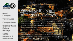 What Kulangsuisland.org website looked like in 2018 (6 years ago)