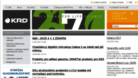 What Krd.cz website looked like in 2018 (6 years ago)