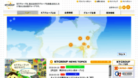 What Ktgroup.jp website looked like in 2018 (6 years ago)